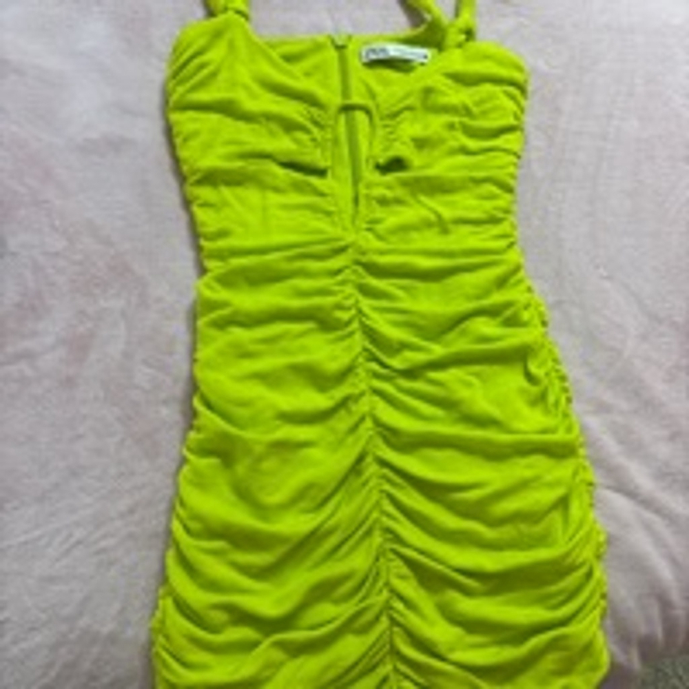 Women's Zara Dress Size XS Green​
